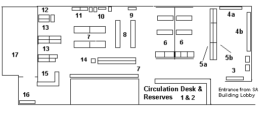 map of library