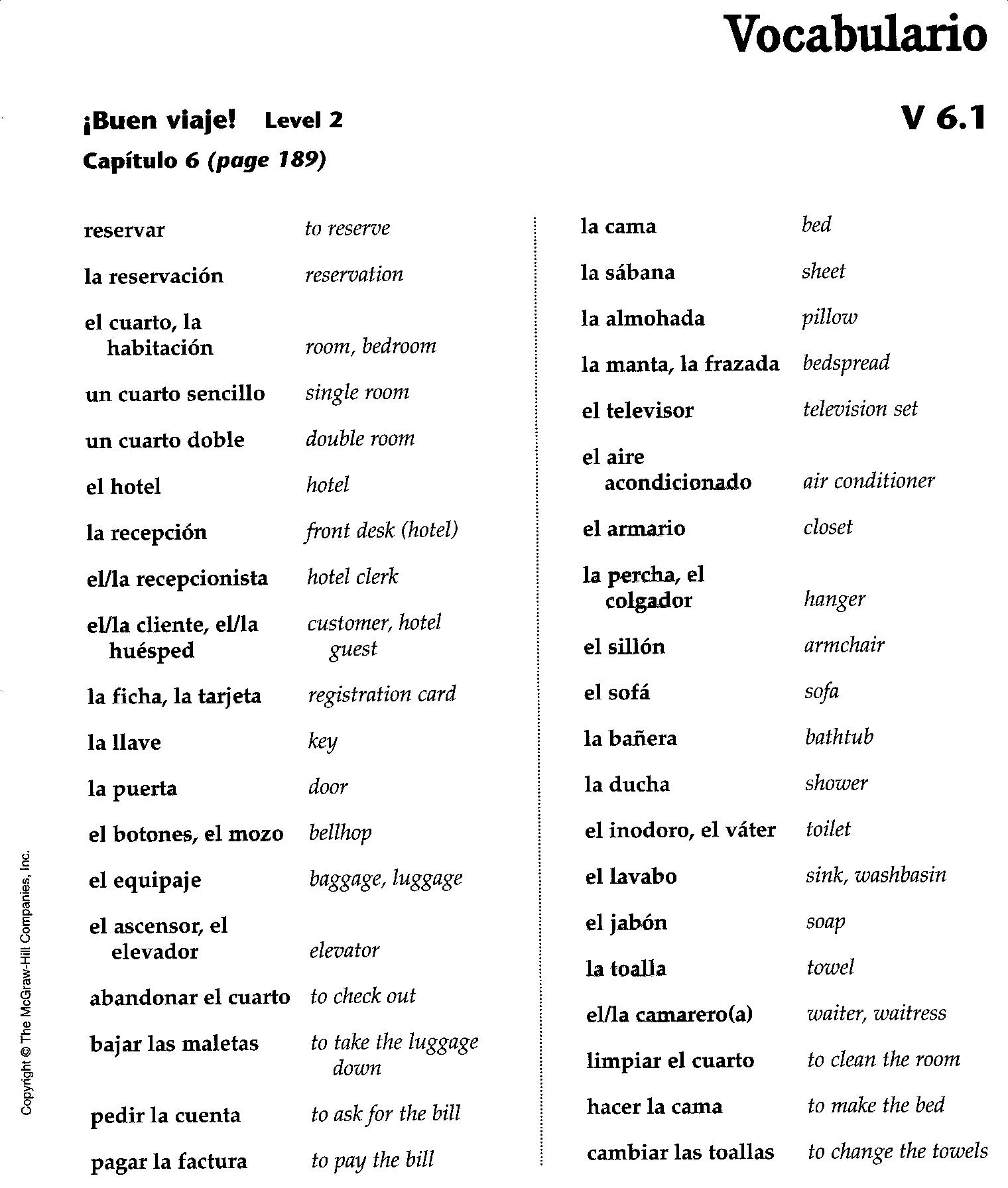 Quia Class Page Rwhitespanish2and3