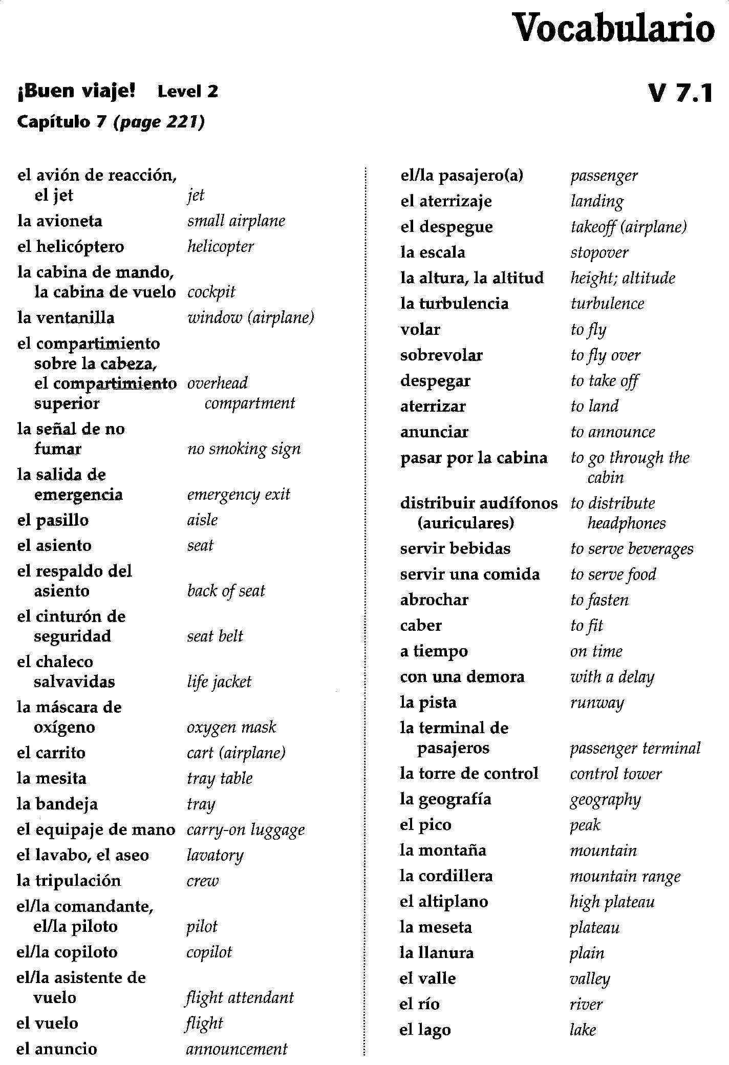 Quia Class Page Rwhitespanish2and3