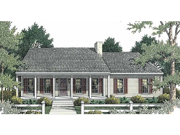 V Shaped Ranch House