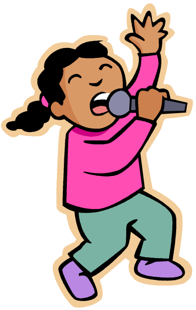 free clipart girl singing - photo #19