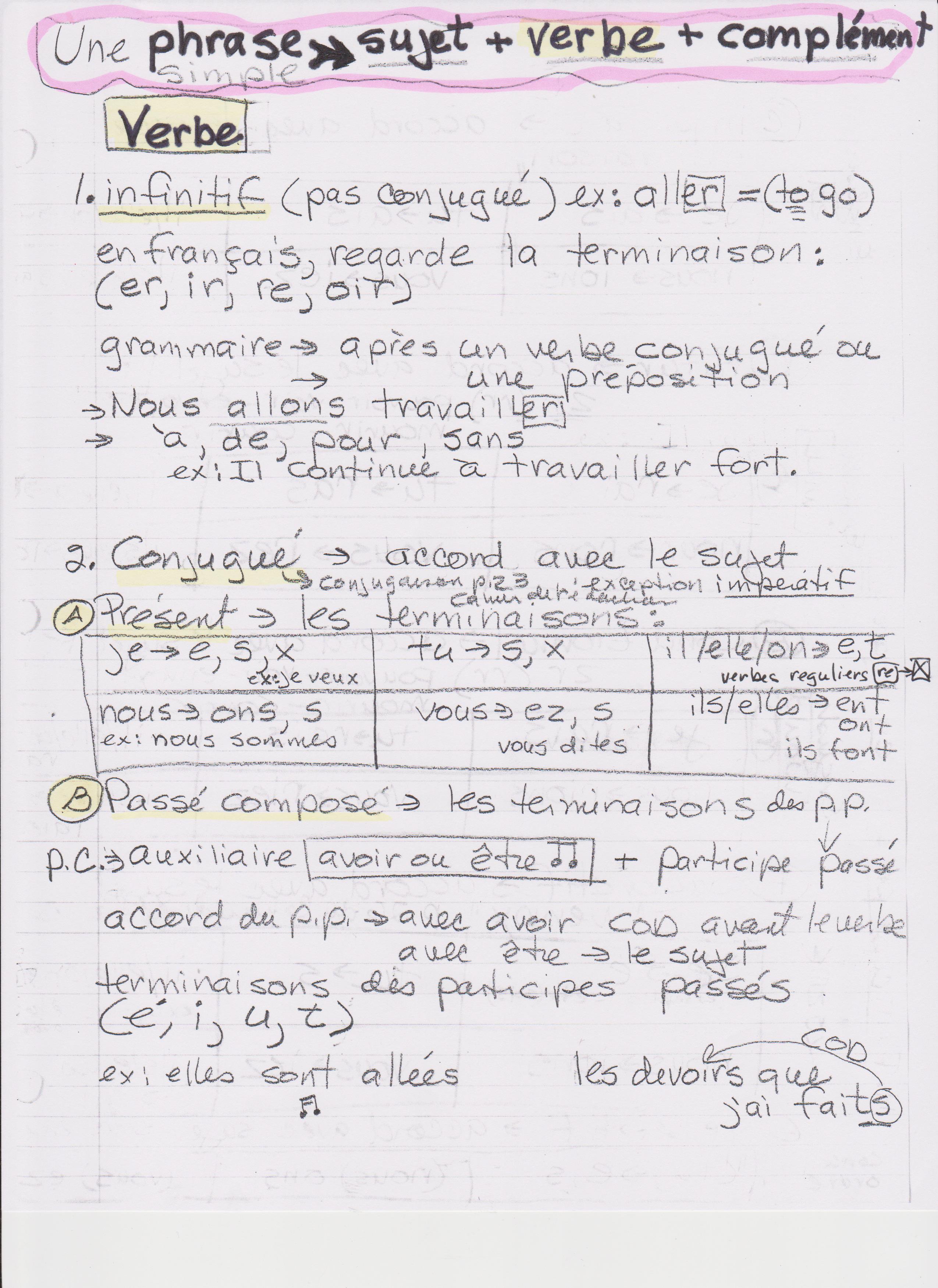 Quia Class Page French 6 Ns