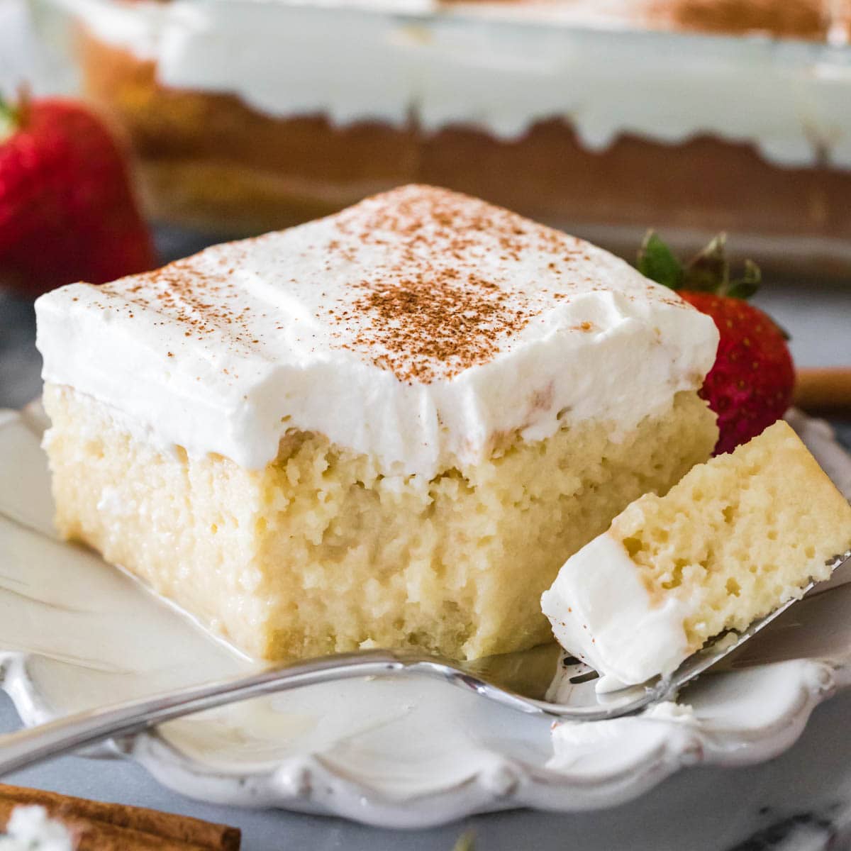 vanilla tres leches cake