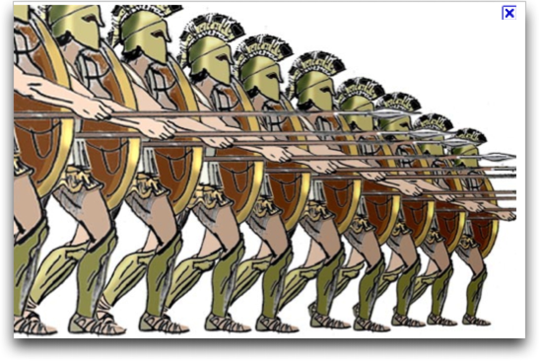 Гоплиты древней греции в фаланге. Построение греческих воинов в несколько шеренг. Построение греческих воинов в несколько шеренг. Построение греческих воинов в несколько шеренг. Македонская фаланга.