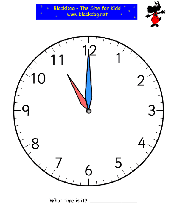 Quia Telling Time Using a Clock