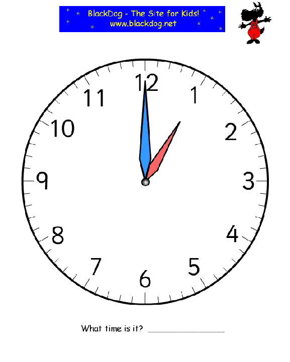 Quia Telling Time Using a Clock